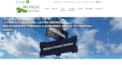 Desktop Screenshot of multilysis.com